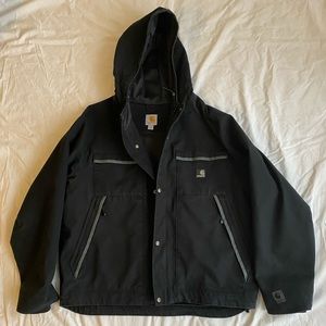 Carhartt black jacket, XL.
